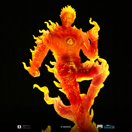 Iron Studios - The Fantastic Four: First Steps - Human Torch BDS Art Scale Statue 1/10