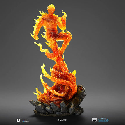 Iron Studios - The Fantastic Four: First Steps - Human Torch BDS Art Scale Statue 1/10