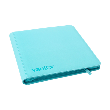 Vault X - 12-Pocket Exo-Tec® Zip Binder - Pastel Blue