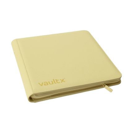 Vault X - 12-Pocket Exo-Tec® Zip Binder - Pastel Yellow