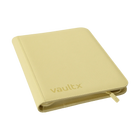 Vault X - 9-Pocket Exo-Tec® Zip Binder - Pastel Yellow