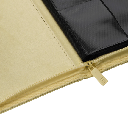 Vault X - 4-Pocket Exo-Tec® Zip Binder - Pastel Yellow