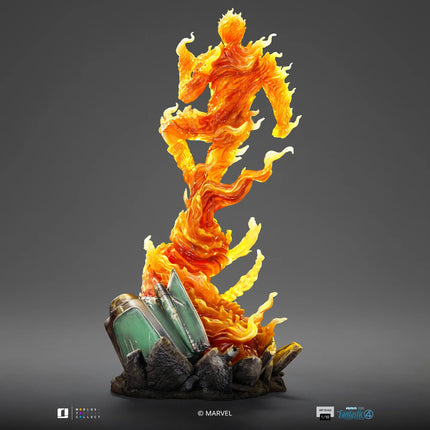Iron Studios - The Fantastic Four: First Steps - Human Torch BDS Art Scale Statue 1/10