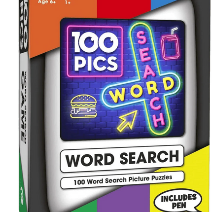100 PICS - Word Search Puzzles - The Card Vault