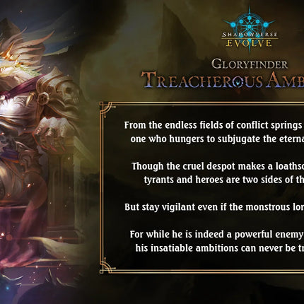Shadowverse: Evolve - Gloryfinder - Treacherous Ambitions Starter Deck