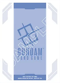 Gundam Card Game - Official Sleeves - 01 (E01)