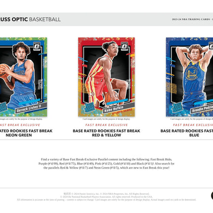 Panini - 2023/24 Donruss Optic Fast Break Basketball (NBA) - Hobby Box
