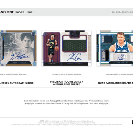 Panini - 2023/24 One and One Basketball (NBA) - Hobby Box