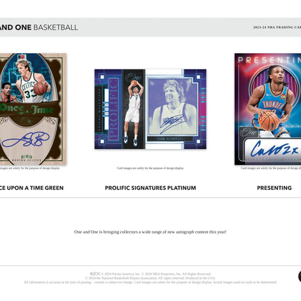 Panini - 2023/24 One and One Basketball (NBA) - Hobby Box