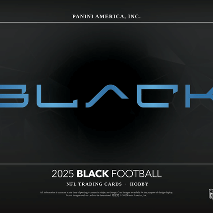 Panini - 2025 Black American Football (NFL) - Hobby Box