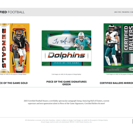 Panini - 2025 Certified American Football (NFL) - Hobby Box