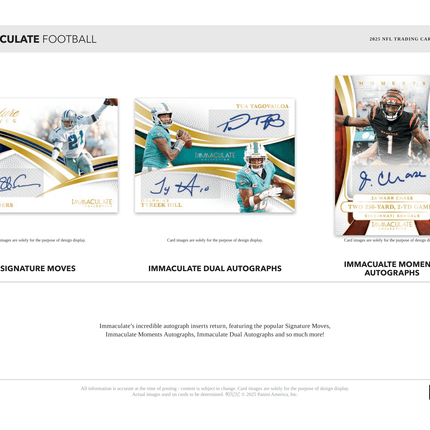 Panini - 2025 Immaculate Collection American Football (NFL) - Hobby Box