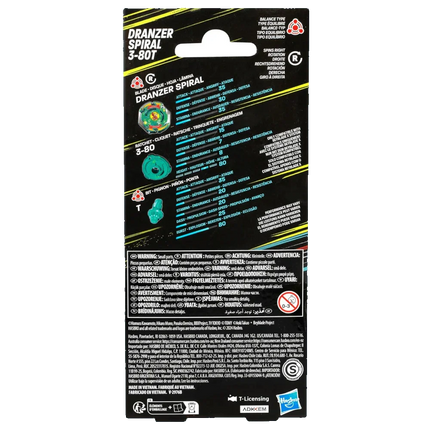 Beyblade X - Anniversary X-Over Top and Launcher - Dranzer Spiral 3-80T