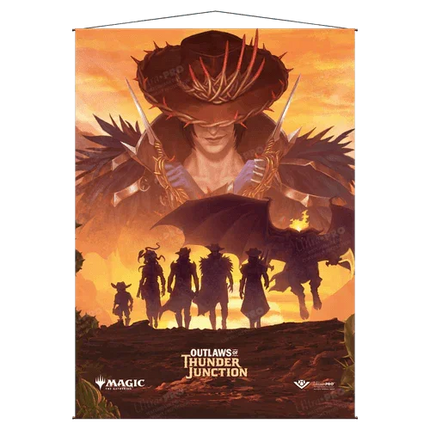 Outlaws of Thunder Junction Gang Silhouette Wall Scroll for Magic: The Gathering
