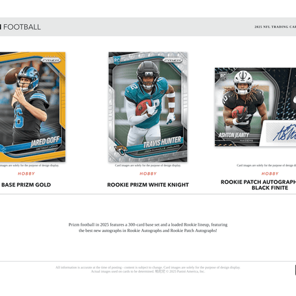 Panini - 2025 Prizm American Football (NFL) - Hobby Box