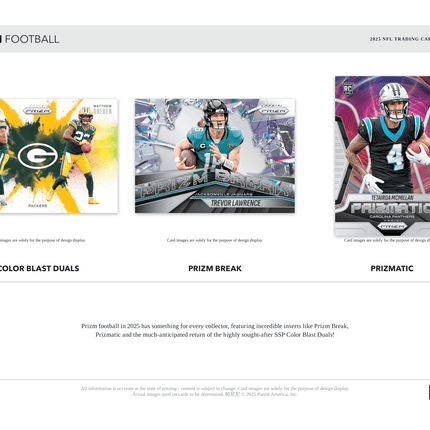 Panini - 2025 Prizm American Football (NFL) - Hobby Box