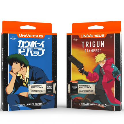 UniVersus CCG - Cowboy Bebop & Trigun Stampede - Challenger Series Decks