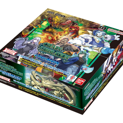 Digimon Card Game - Chain Of Liberation (EX08) - Display Case (12x Booster Boxes)