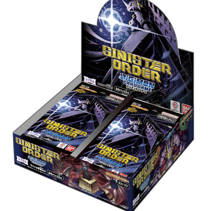 Digimon Card Game - Sinister Order (EX10) - Display Case (12x Booster Boxes)