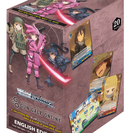 Weiss Schwarz - Sword Art Online Alternative: Gun Gale Online - Booster Box (20x Packs) (Reprint)