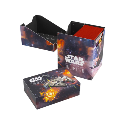 Gamegenic - Star Wars: Unlimited - Soft Crate - Han Solo/Millenium Falcon