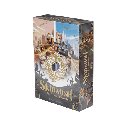 Skirmish: Battle for Draconia English retail packaging