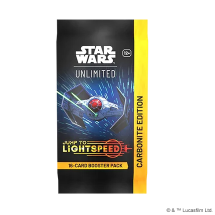 Star Wars: Unlimited - Jump to Lightspeed - Carbonite Display Case (4x Carbonite Booster Boxes)