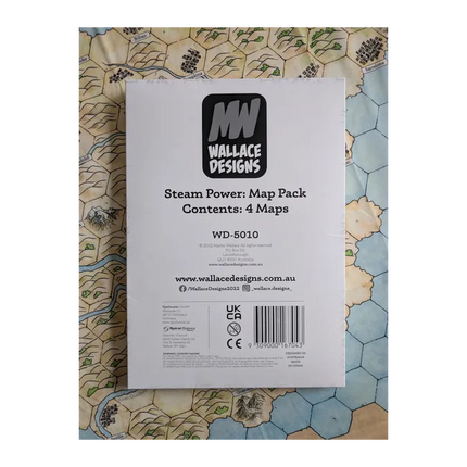Steam Power Map Pack retail package showing its four-map label