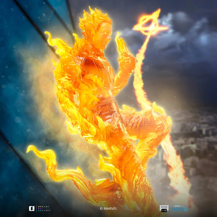 Iron Studios - The Fantastic Four: First Steps - Human Torch BDS Art Scale Statue 1/10