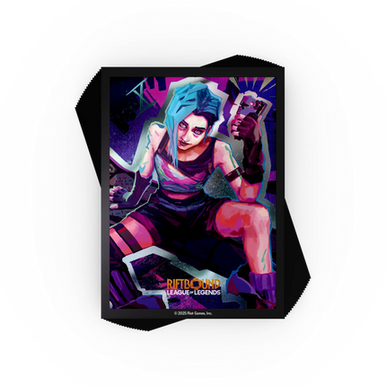 Riftbound: League of Legends TCG - Set 01 - Origins - Jinx Art Sleeves (100pk)