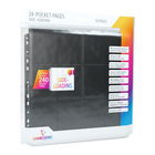 Gamegenic - Sideloading 24-Pocket Pages - Black - 10 Pack