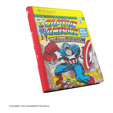 Gamegenic - Magic: The Gathering - Marvel Super Heroes - Zip-Up Album - 18-Pocket - Captain America/Black Panther