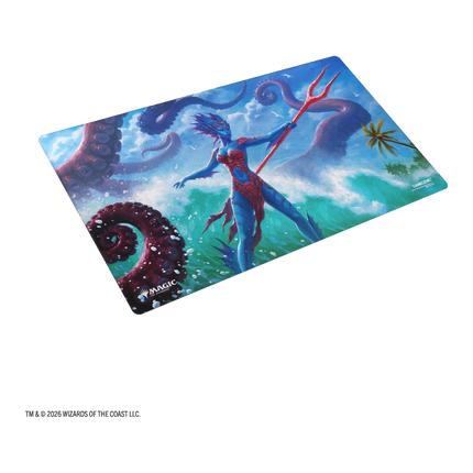 Gamegenic - Magic: The Gathering - Reality Fracture - Double-Sided Playmat - Kiora of Salt and Sand/Kiora of Fire and Ashes