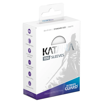 Ultimate Guard - Katana Sleeves - Standard Size - Transparent - 100pk