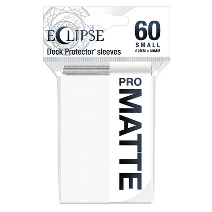Ultra Pro - Eclipse Matte Small Deck Protector Sleeves (60pk) - Arctic White