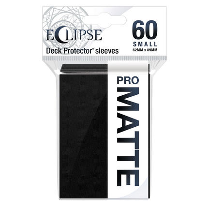 Ultra Pro - Eclipse Matte Small Deck Protector Sleeves (60pk) - Jet Black
