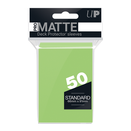 Ultra Pro - PRO-Matte Standard Deck Protector Sleeves - Lime Green - 50pk