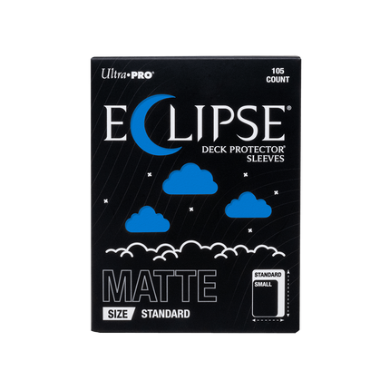 Ultra Pro - Eclipse Matte Standard Deck Protector Sleeves - Pacific Blue - 105pk