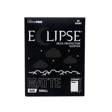 Ultra Pro - Eclipse Matte Small Deck Protector Sleeves - Jet Black - 60pk