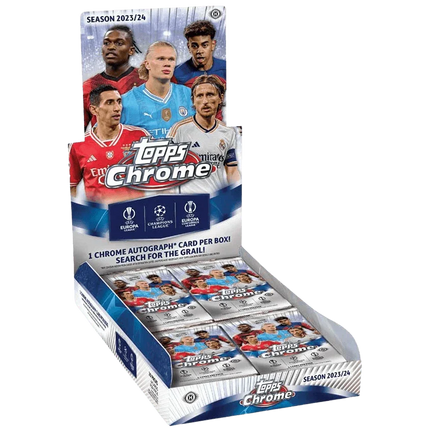 Topps - 2023/24 Chrome UEFA Club Competitions Football (Soccer) - Hobby Box