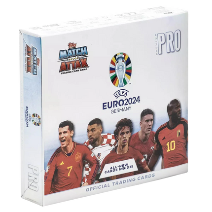 Topps - UEFA Euro 2024 Football (Soccer) Match Attax - Premium Pro Pack Box (10x Packs)