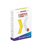 Ultimate Guard - Cortex Sleeves Matte - Japanese Size - Yellow - 60pk