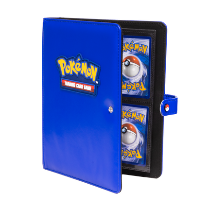 Ultra Pro - Premium Blue 4-Pocket Snap Binder for Pokémon