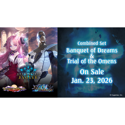 Shadowverse: Evolve - Combined Set 02 - Banquet of Dreams & Trial of the Omens - Booster Pack