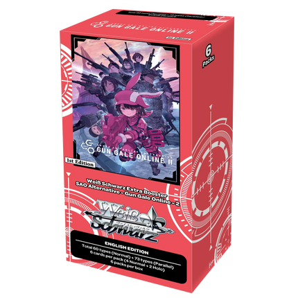 Weiss Schwarz - Sword Art Online Alternative: Gun Gale Online 2 - Extra Booster Box (6x Packs)