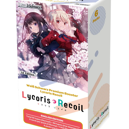 Weiss Schwarz - Lycoris Recoil - Premium Booster Box (6x Packs)
