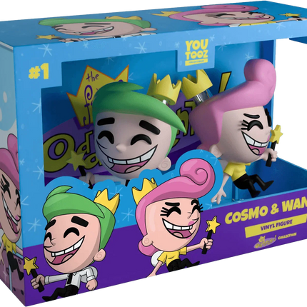 Youtooz - The Fairly Oddparents - Cosmo & Wanda Vinyl Figure #1