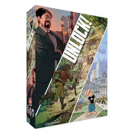 Unlock Risky Adventures official English box artwork