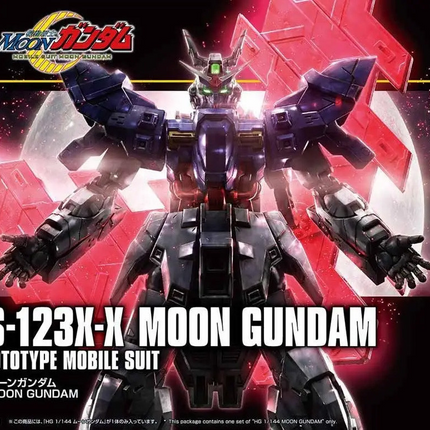 Bandai - Gunpla - HGUC 1/144 - Mobile Suit Moon Gundam - AMS-123X-X Moon Gundam - retail packaging
