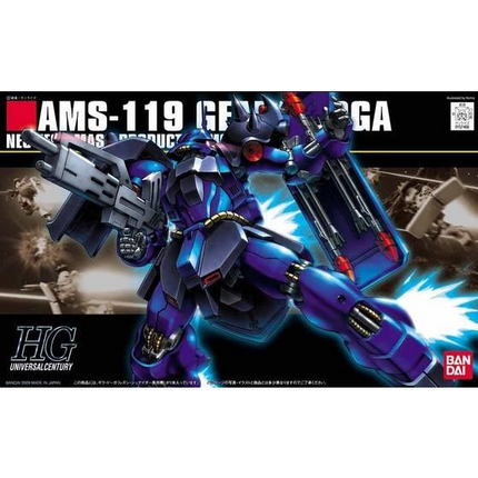Bandai - Gunpla - HGUC 1/144 - Mobile Suit Gundam: Char’s Counterattack - AMS-119 Geara Doga (Rezin Custom) - retail packaging
